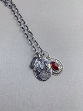 Load image into Gallery viewer, Sterling Silver Antler and Feather Charms