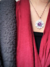 Load image into Gallery viewer, Amethyst medallion