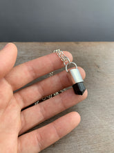 Load image into Gallery viewer, Black tourmaline crystal necklace