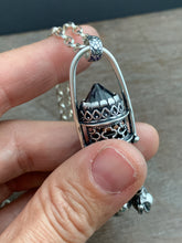 Load image into Gallery viewer, Handmade Bell with a color changing Crystal