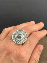 Load image into Gallery viewer, Labradorite Shield Ring Size 8