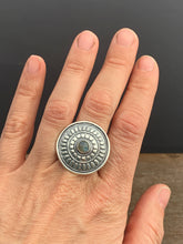 Load image into Gallery viewer, Labradorite Shield Ring Size 8