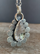 Load image into Gallery viewer, Small Quartz Medallion with Pyrite Inclusions