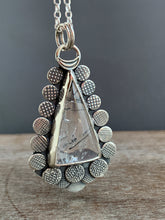 Load image into Gallery viewer, Tourmilated quartz medallion