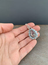 Load image into Gallery viewer, Small Quartz Medallion with Pyrite Inclusions