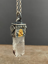 Load image into Gallery viewer, Icy Quartz crystal necklace 2