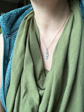 Load image into Gallery viewer, Citrine Sacred Heart charm