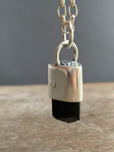 Load image into Gallery viewer, Black tourmaline crystal necklace