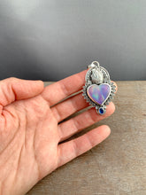Load image into Gallery viewer, Aura Opal Sacred Heart pendant
