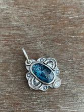 Load image into Gallery viewer, Moss kyanite charm
