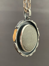 Load image into Gallery viewer, Lake Erie Beach Stone Fish Parable Pendant
