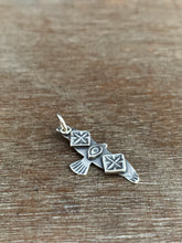 Load image into Gallery viewer, Small stamped bird pendant