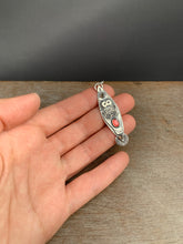 Load image into Gallery viewer, Owl pendant - Garnet