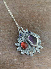 Load image into Gallery viewer, Melody Stone and Tourmaline with Iolite, Amethyst, and Moonstone Pendant