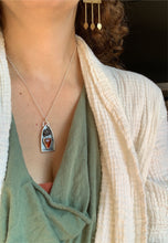 Load image into Gallery viewer, Rosarita and Cast Succulent Sacred Heart Pendant