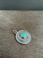 Load image into Gallery viewer, Peruvian opal set in a 22k gold bezel