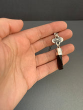 Load image into Gallery viewer, Labradorite and black tourmaline crystal necklace