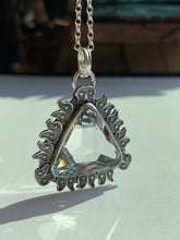 Load image into Gallery viewer, Vintage Swarovski prism medallion
