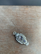 Load image into Gallery viewer, Owl with Grey/Purple Spinel and Iolite