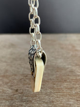 Load image into Gallery viewer, Fossilized woolly mammoth ivory charm