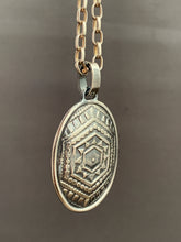 Load image into Gallery viewer, Silver fish parable pendant
