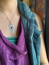 Load image into Gallery viewer, Montana agate elaborate pendant