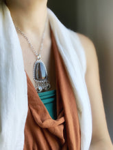 Load image into Gallery viewer, Agua Nueva medallion with handmade jingles