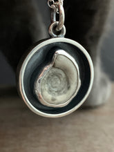 Load image into Gallery viewer, Fossil Shell Pendant