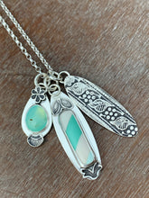 Load image into Gallery viewer, Wintergreen Candy Cane And Peruvian Opal charm set