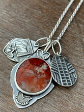 Load image into Gallery viewer, Red horn coral and lion charm collection