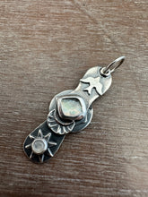Load image into Gallery viewer, Moonstone Bird charm