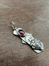 Load image into Gallery viewer, Garnet Bird charm