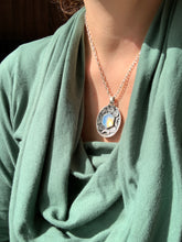 Load image into Gallery viewer, Opalite double sided dragon egg medallion