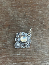 Load image into Gallery viewer, Moonstone moon charm