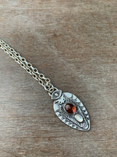 Load image into Gallery viewer, Owl pendant #13 - Tourmaline and Rainbow Moonstone