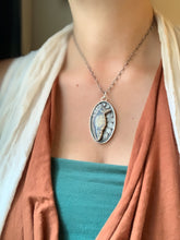 Load image into Gallery viewer, Ghost raven necklace