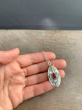 Load image into Gallery viewer, Tourmaline charm set in 22k gold with 18k gold accents