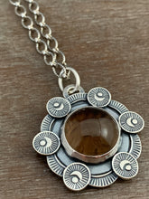 Load image into Gallery viewer, Smokey quartz medallion