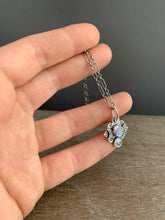 Load image into Gallery viewer, Moonstone moon charm