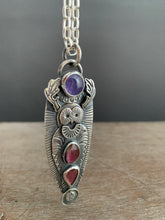 Load image into Gallery viewer, Tanzanite Owl Pendant