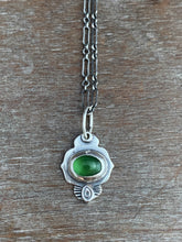 Load image into Gallery viewer, Serpentine charm necklace