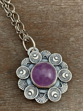 Load image into Gallery viewer, Amethyst medallion