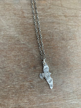 Load image into Gallery viewer, Small stamped bird pendant