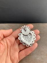 Load image into Gallery viewer, Garnet Sacred Heart pendant