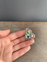Load image into Gallery viewer, Clear Millefiori glass pendant