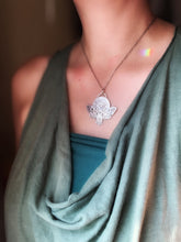 Load image into Gallery viewer, Silver Moth pendant
