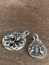 Load image into Gallery viewer, Silver Succulent Snowflake Charm set