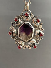 Load image into Gallery viewer, Melody Stone and Garnets Pendant