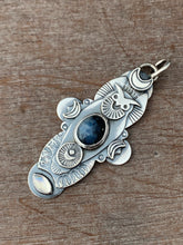 Load image into Gallery viewer, Dendritic Peruvian Opal Owl Pendant