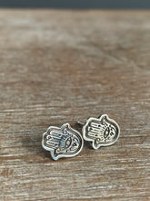 Load image into Gallery viewer, Hamsa stud earrings